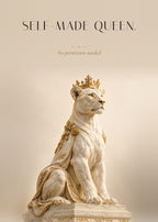 Self-made Queen – Gekrönte Löwin Poster – Art Bros