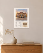 Erbdrostenhof Münster Wandbild – 30 × 42 cm ohne Rahmen – Raumansicht – Art Bros