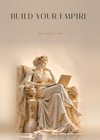 Build Your Empire – Thron mit Laptop Poster – Art Bros