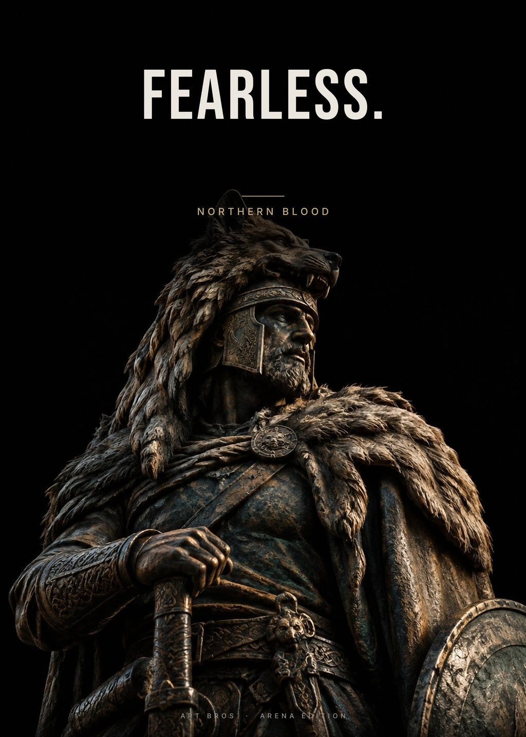 Fearless – Wolfskrieger Poster – Art Bros