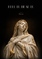 Feel It. Heal It – Goldene Tränen Poster – Art Bros