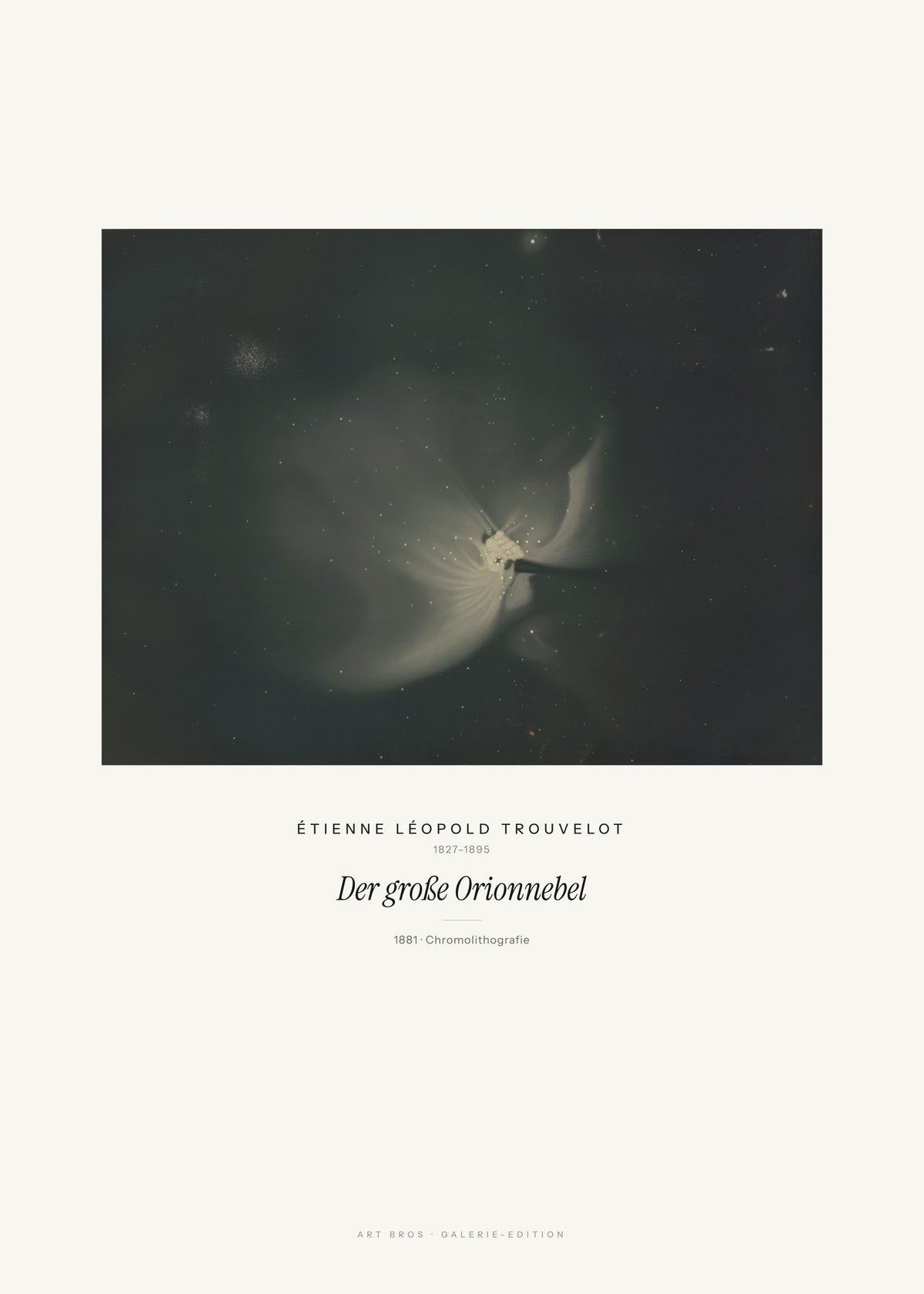 Der große Orionnebel – Étienne Léopold Trouvelot – Kunstdruck – Art Bros