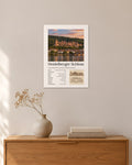 Heidelberger Schloss Wandbild – 30 × 42 cm ohne Rahmen – Raumansicht – Art Bros