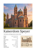 Kaiserdom Speyer Wandbild – Kunstdruck – Art Bros