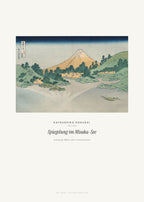 Spiegelung im Misaka-See – Katsushika Hokusai – Kunstdruck – Art Bros