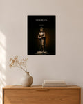 Armor on – Ritterin Poster – 30 × 42 cm ohne Rahmen – Raumansicht – Art Bros