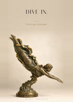 Dive in – Schwimmerin Poster – Art Bros