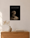 You Have Power Over Your Mind – Denkerkopf Poster – 30 × 42 cm ohne Rahmen – Raumansicht – Art Bros