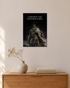 Control the Controllable – Im Sturm Poster – 30 × 42 cm ohne Rahmen – Raumansicht – Art Bros