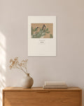 Kraniche – Kamisaka Sekka – 30 × 42 cm ohne Rahmen – Raumansicht – Art Bros