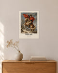 Napoleon überquert die Alpen – „Think Big“ | Klassiker neu gedacht – 30 × 42 cm ohne Rahmen – Raumansicht – Art Bros