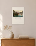 Schloss Chillon und die Dents du Midi – Detroit Publishing Co. (Photochrom) – 30 × 42 cm ohne Rahmen – Raumansicht – Art Bros