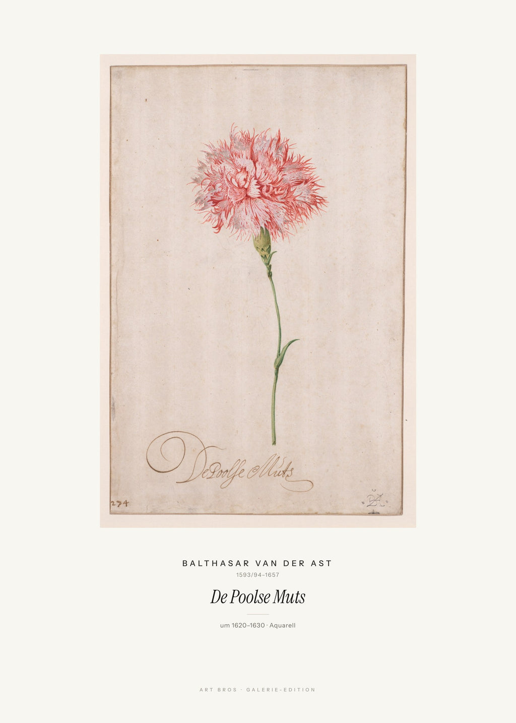 De Poolse Muts – Balthasar van der Ast – Kunstdruck – Art Bros