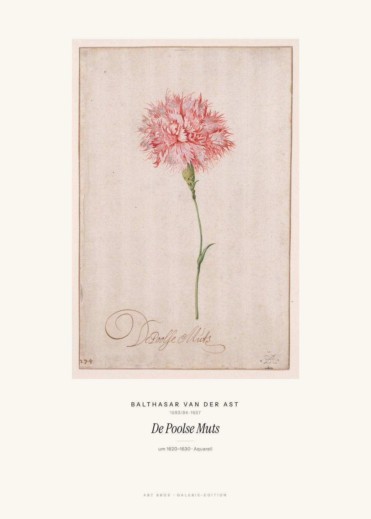 De Poolse Muts – Balthasar van der Ast – Kunstdruck – Art Bros