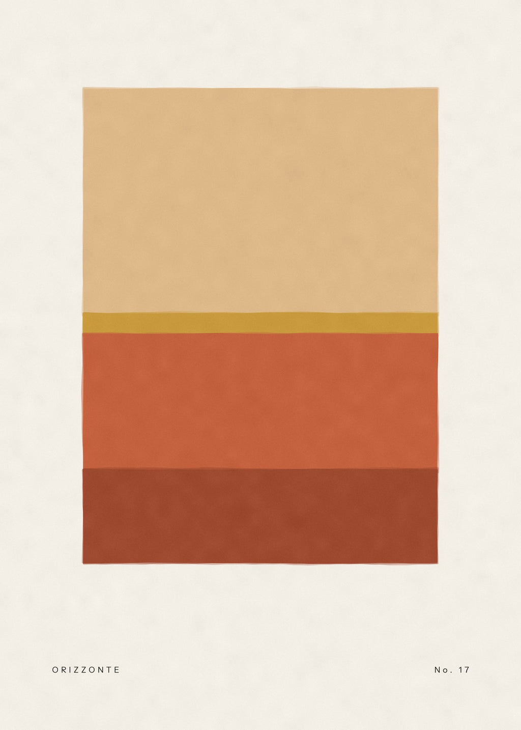Orizzonte No. 17 – Abstraktes Wandbild – Kunstdruck – Art Bros