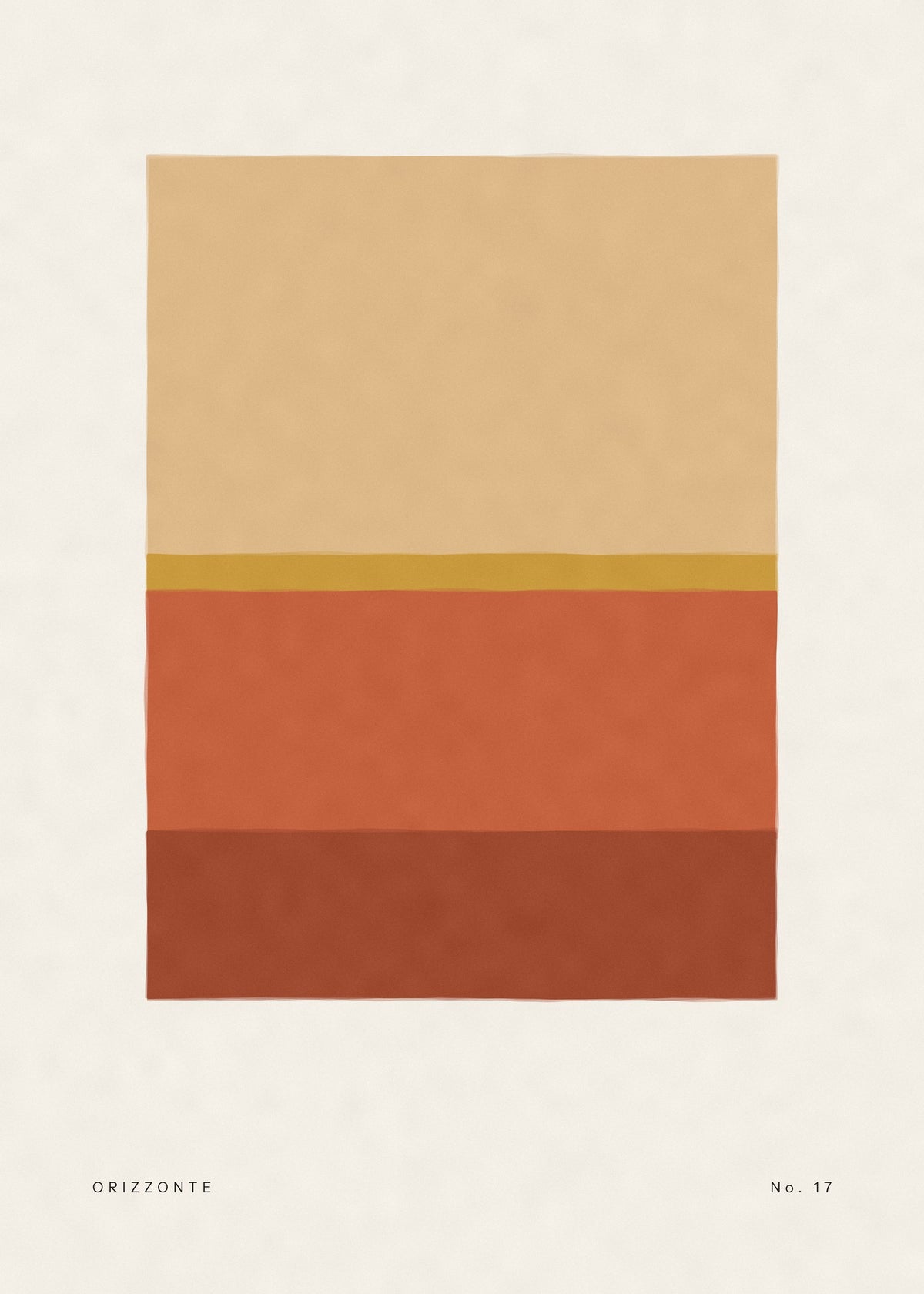 Orizzonte No. 17 – Abstraktes Wandbild – Kunstdruck – Art Bros