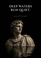 Deep Waters Run Quiet – Stilles Wasser Poster – Art Bros