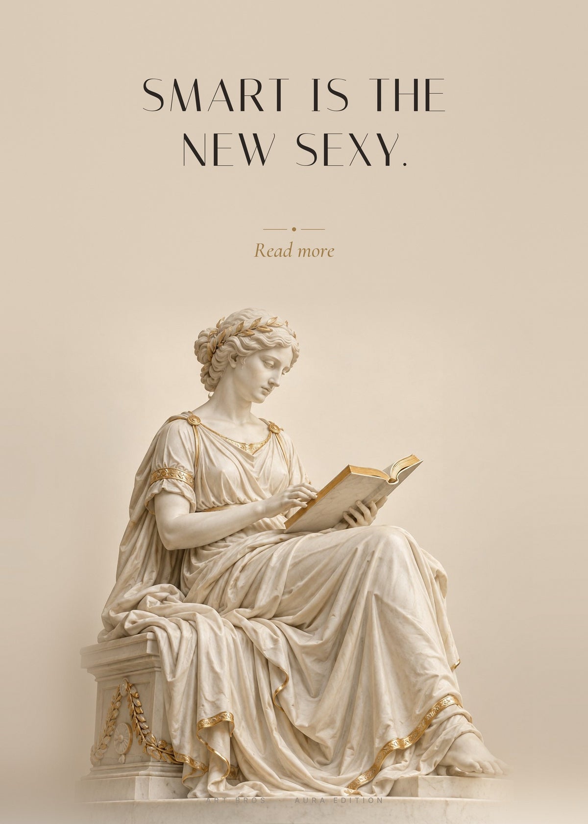 Smart Is the New Sexy – Lesende Poster – Art Bros
