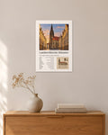 Lambertikirche Münster Wandbild – 30 × 42 cm ohne Rahmen – Raumansicht – Art Bros