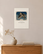 Karpfen zwischen Wasserpflanzen – Katsushika Hokusai – 30 × 42 cm ohne Rahmen – Raumansicht – Art Bros