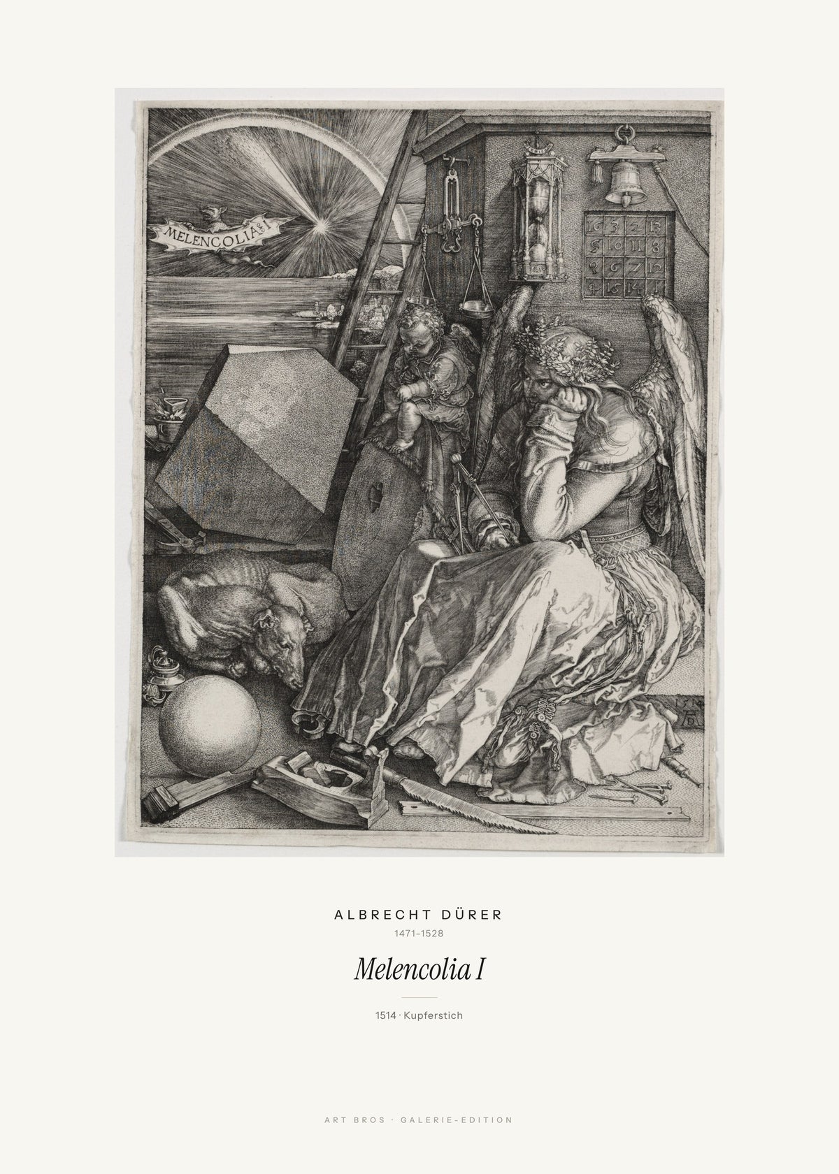 Melencolia I – Albrecht Dürer – Kunstdruck – Art Bros