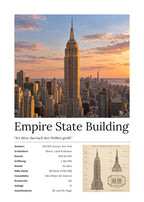 Empire State Building Wandbild – Kunstdruck – Art Bros
