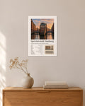 Speicherstadt Hamburg Wandbild – 30 × 42 cm ohne Rahmen – Raumansicht – Art Bros