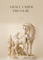 Grace Under Pressure – Stute mit Fohlen Poster – Art Bros