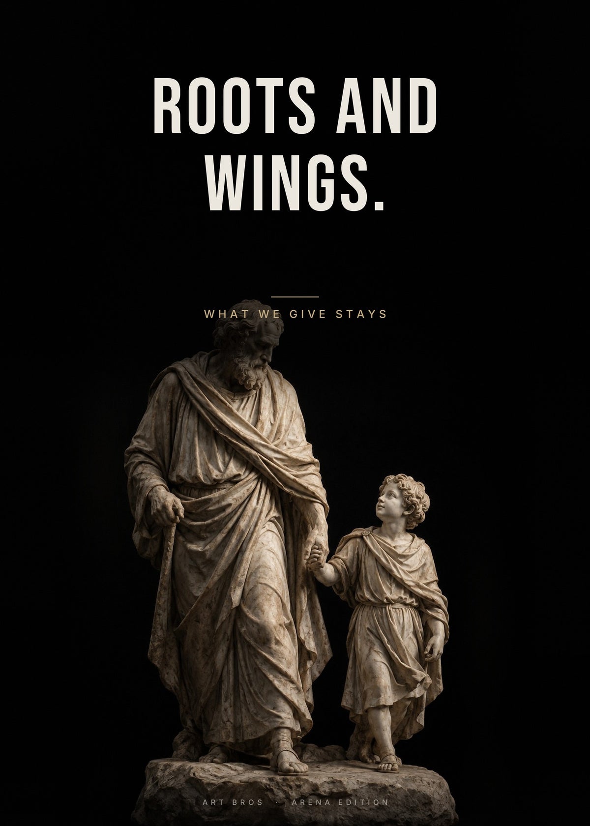 Roots and Wings – Großvater Poster – Art Bros