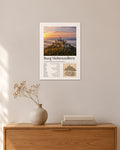 Burg Hohenzollern Wandbild – 30 × 42 cm ohne Rahmen – Raumansicht – Art Bros