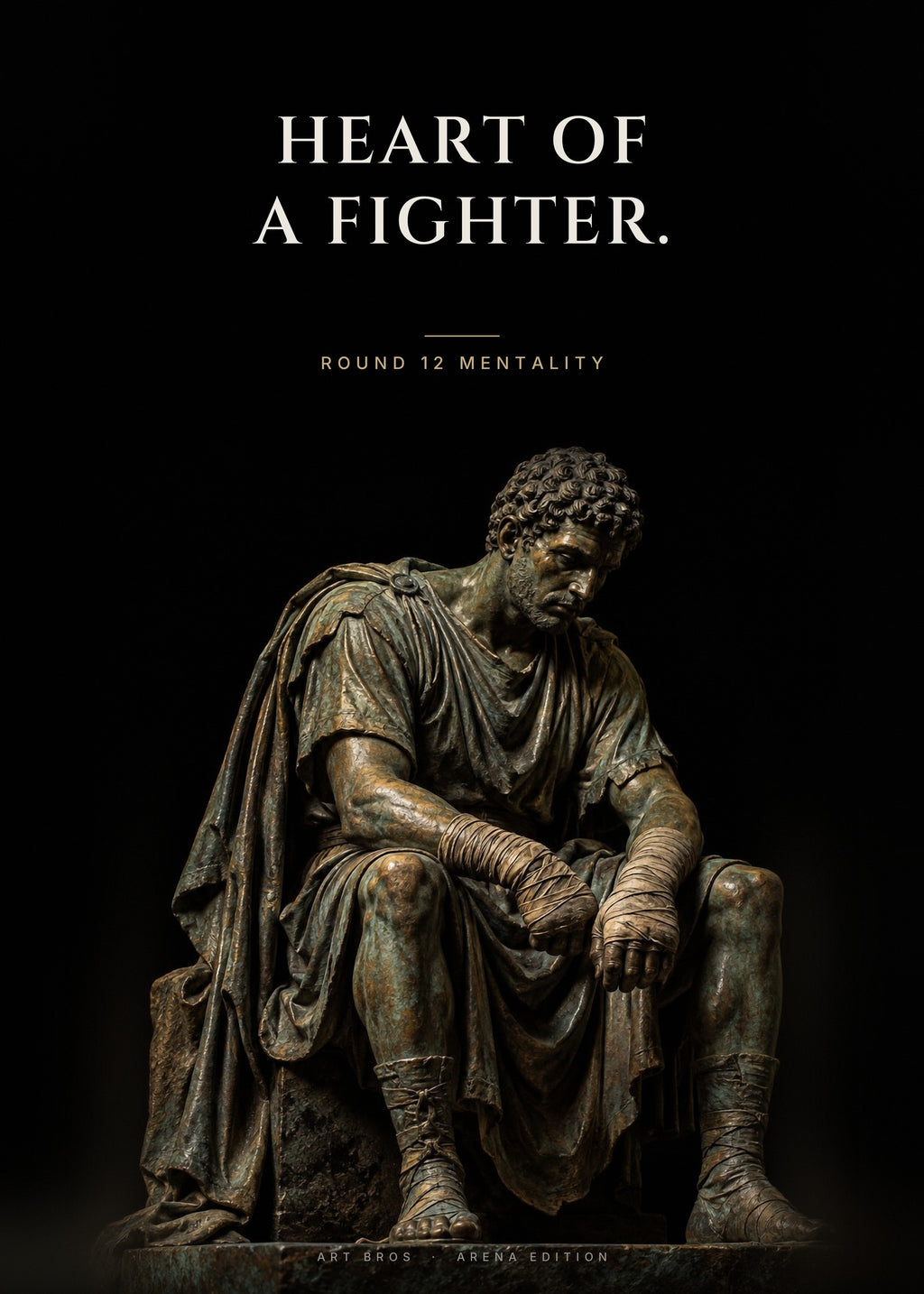 Heart of a Fighter – Faustkämpfer Poster – Art Bros