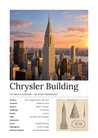 Chrysler Building Wandbild – Kunstdruck – Art Bros