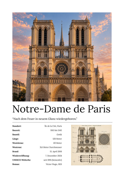 Notre-Dame de Paris Wandbild
