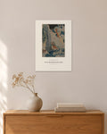 Der Ono-Wasserfall an der Kiso-Straße – Katsushika Hokusai – 30 × 42 cm ohne Rahmen – Raumansicht – Art Bros