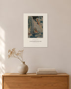 Der Ono-Wasserfall an der Kiso-Straße – Katsushika Hokusai – 30 × 42 cm ohne Rahmen – Raumansicht – Art Bros