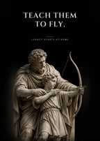 Teach Them to Fly – Vater lehrt Sohn Poster – Art Bros