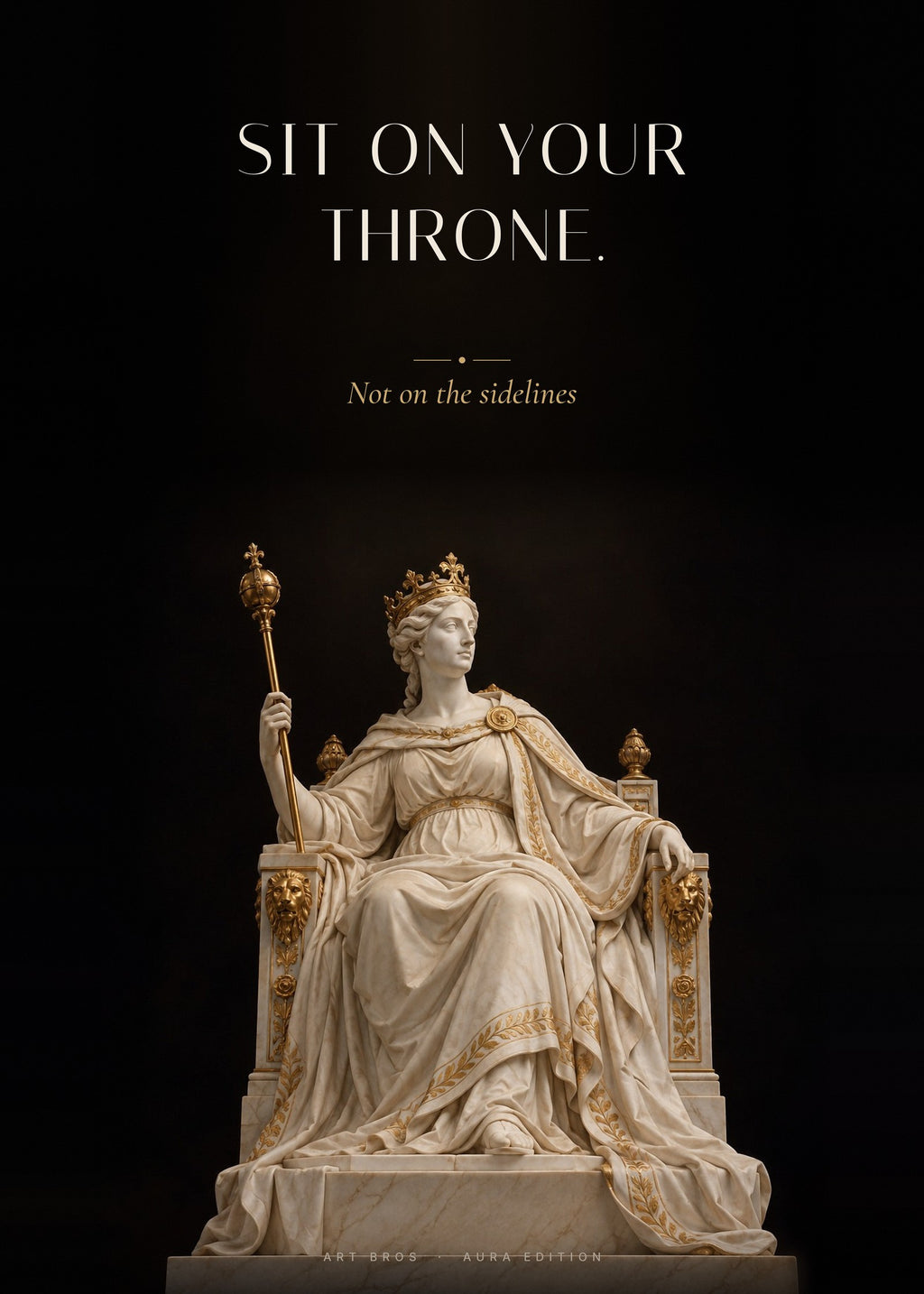 Sit on Your Throne – Thron Poster – Art Bros