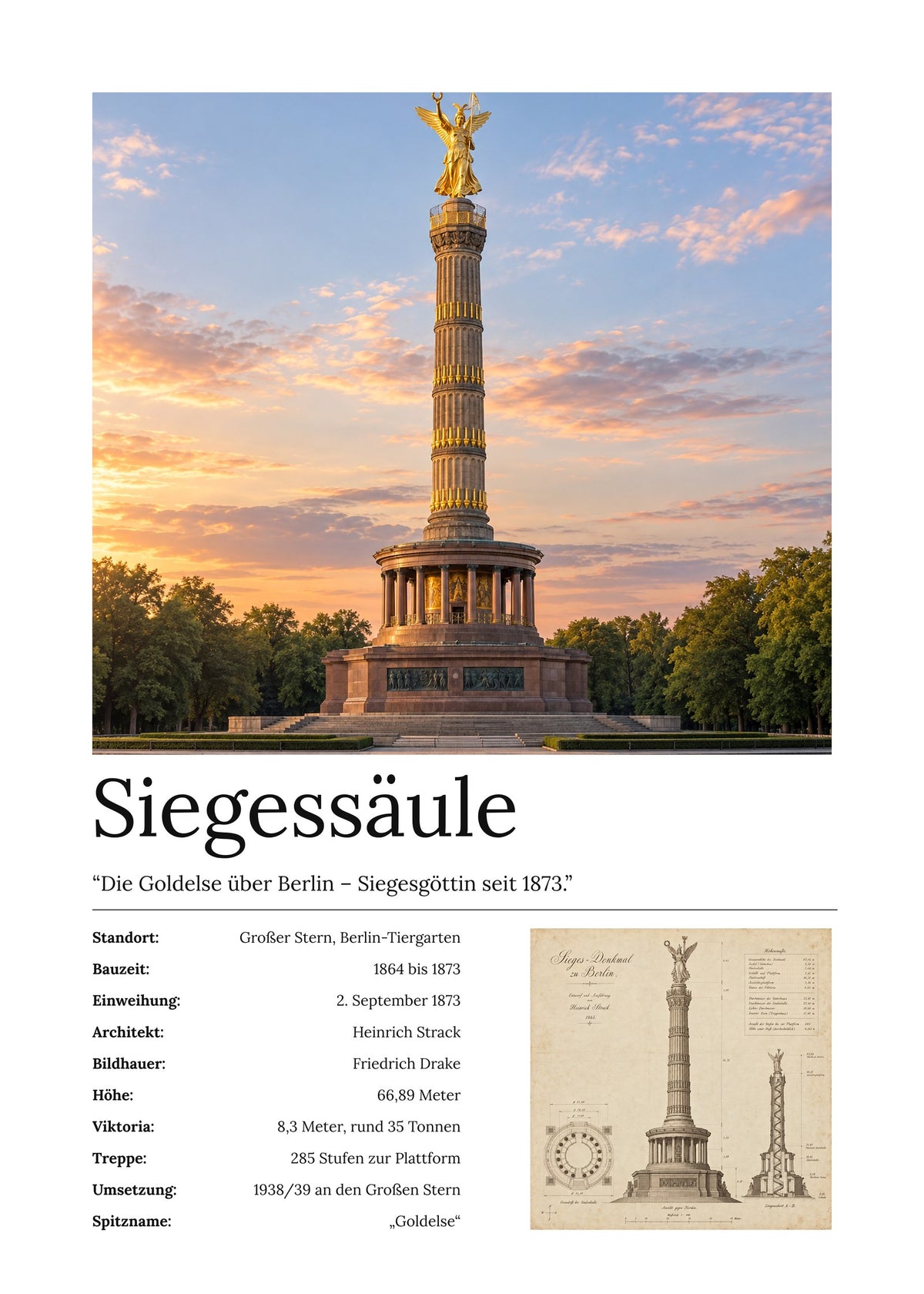 Siegessäule Wandbild – Art Bros