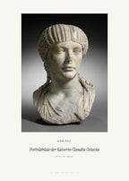 Porträtbüste der Kaiserin Claudia Octavia – Römisch – Kunstdruck – Art Bros