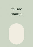 Spruch-Poster You are enough – Art Bros