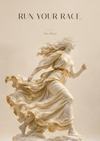 Run Your Race – Läuferin Poster – Art Bros