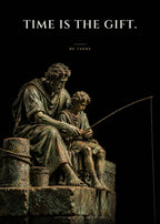 Time Is the Gift – Angeln Poster – Art Bros