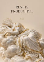 Rest Is Productive – Ruhe Poster – Art Bros