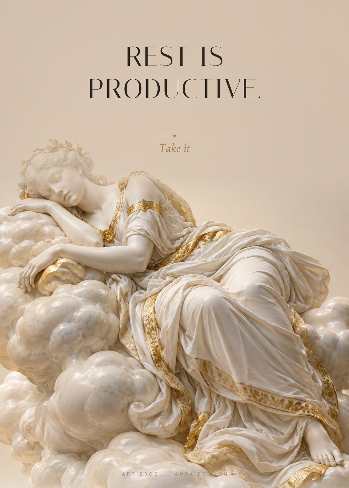 Rest Is Productive – Ruhe Poster – Art Bros