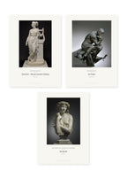 Meisterwerke der Bildhauerei – 3er-Set Wandbilder – Kunstdruck – Art Bros