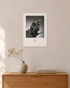 Der Denker – Auguste Rodin – 30 × 42 cm ohne Rahmen – Raumansicht – Art Bros