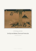 Der Fuji vom Mishima-Pass in der Provinz Kai – Katsushika Hokusai – Kunstdruck – Art Bros