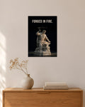 Forged in Fire – Schmied Poster – 30 × 42 cm ohne Rahmen – Raumansicht – Art Bros