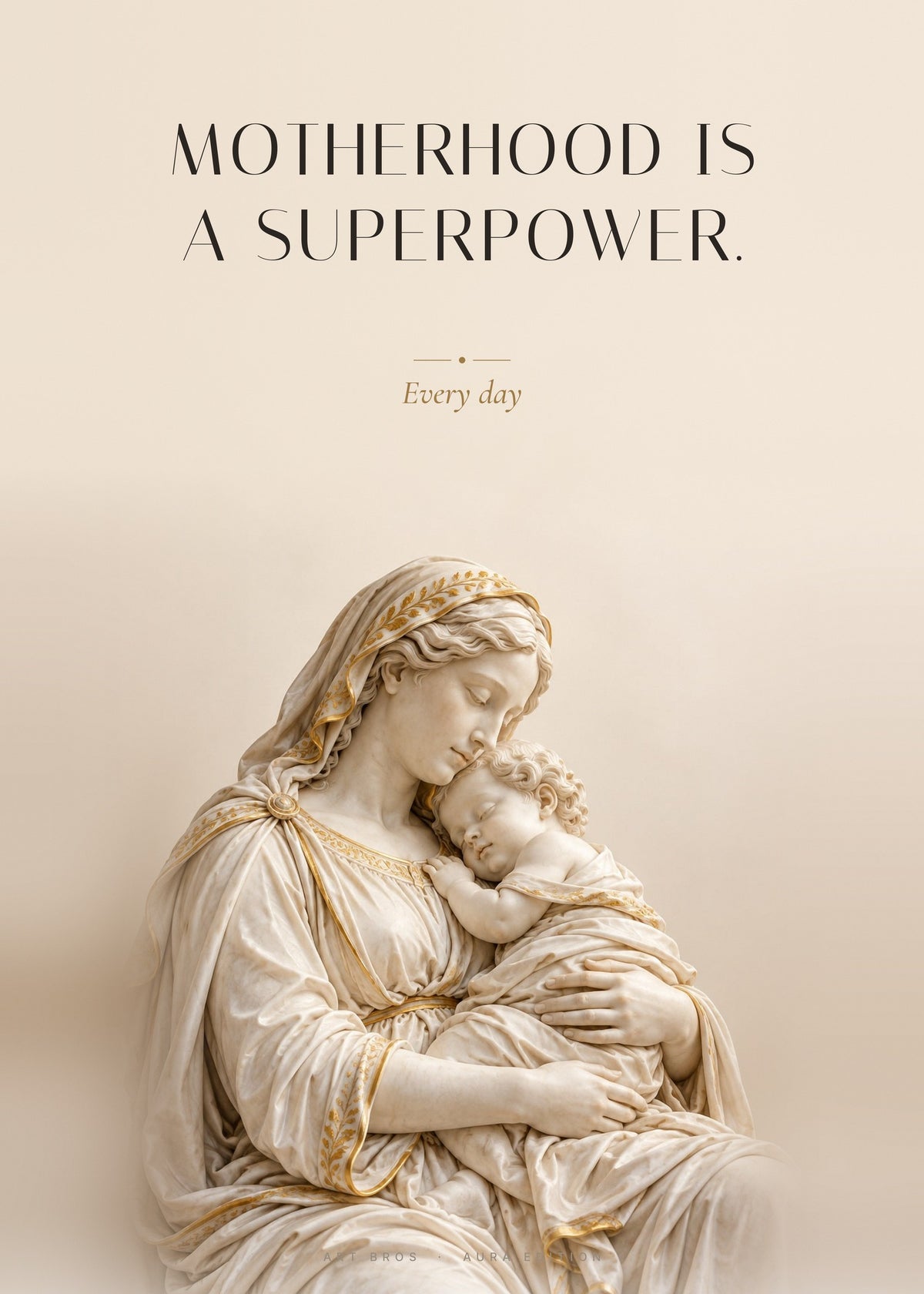 Motherhood Is a Superpower – Mutter und Kind Poster – Art Bros