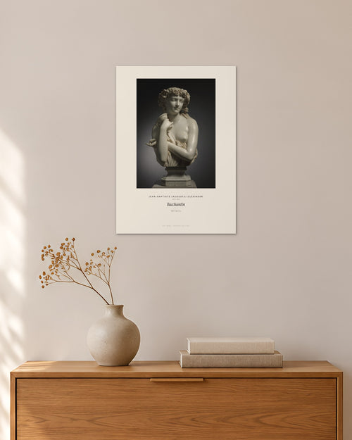 Bacchantin – Jean-Baptiste (Auguste) Clésinger – 30 × 42 cm ohne Rahmen – Raumansicht – Art Bros